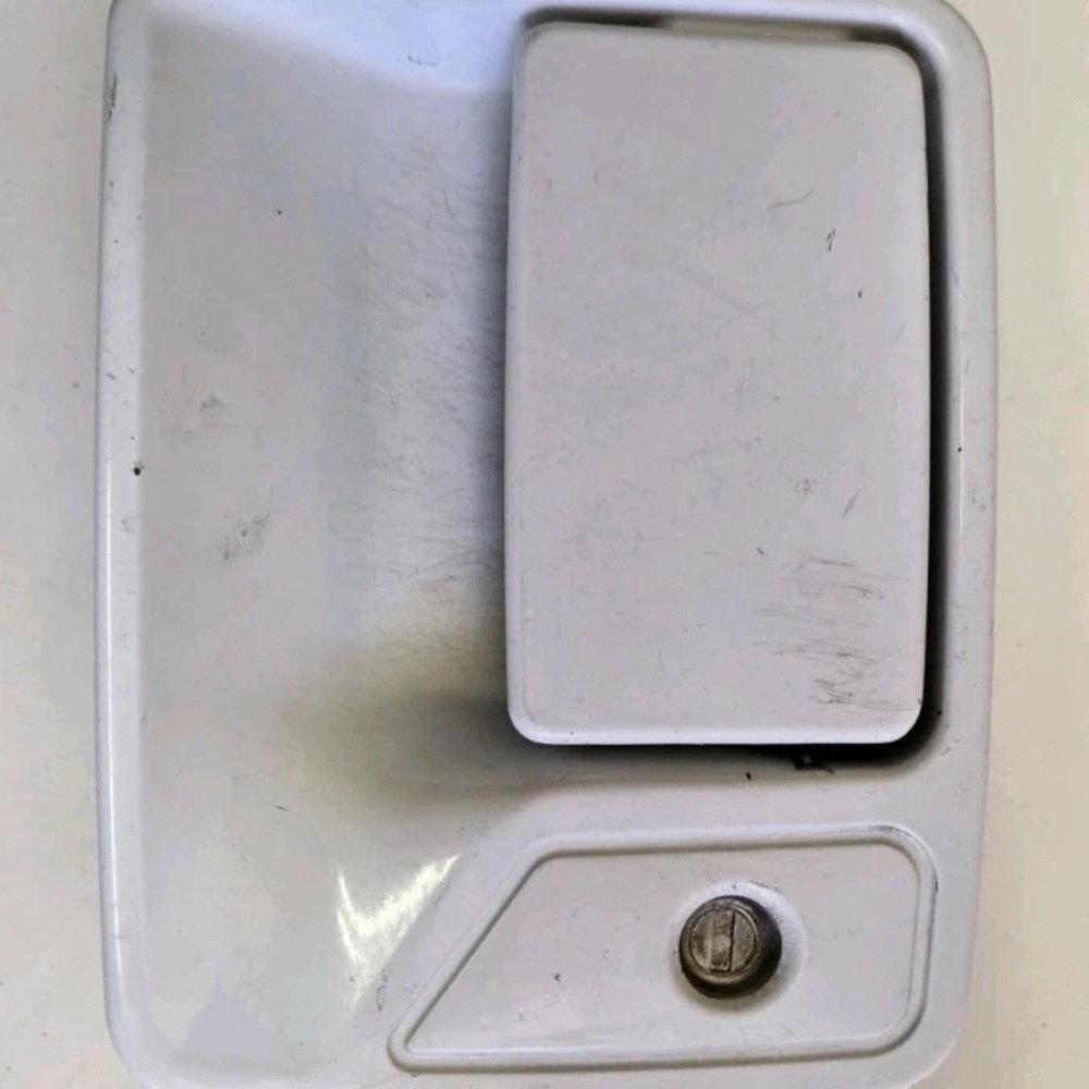 White Metal Locking Box
